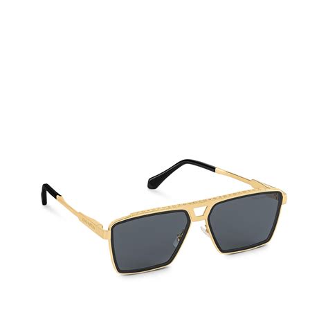 men's louis vuitton 1.1 evidence metal square sunglasses